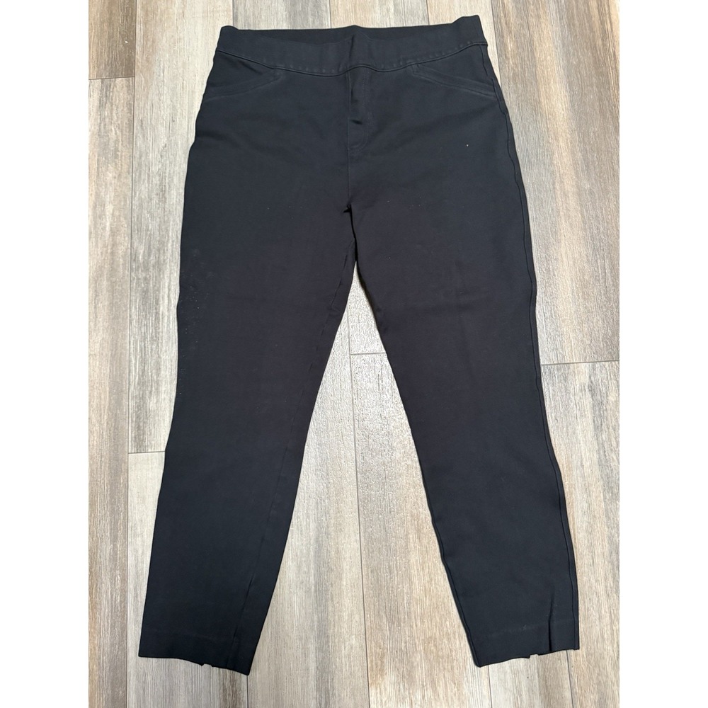 SPANX Black The Perfect Pant Ponte Pull On Straight Pants Sz XL Shaping